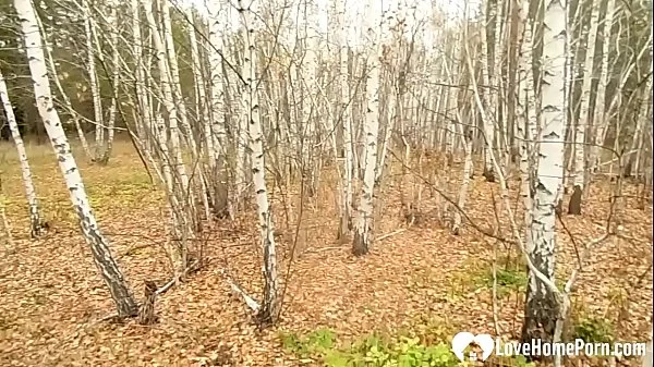 Fucking my stepmom during a nice walk