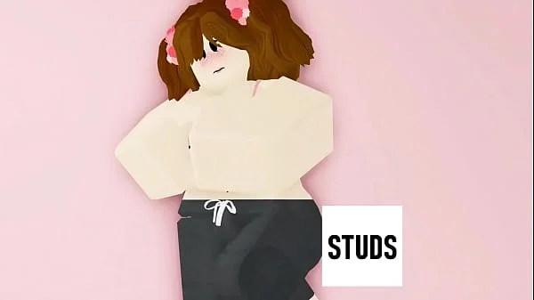 STUDS - Brunette step mom MILF shows off in nude photo shoot (ROBLOX PORN/RR34)