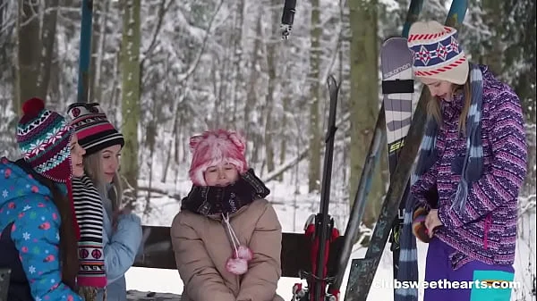 Hot Bunnies humping in the snow