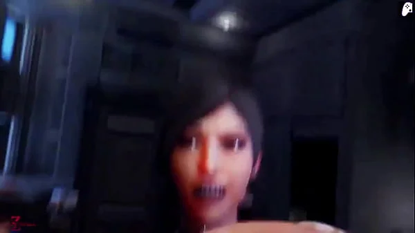 (4K - Dezmall) Resident evil woman Ada Wong fucks lucky penis and enjoys getting creampie | 3D Hentai