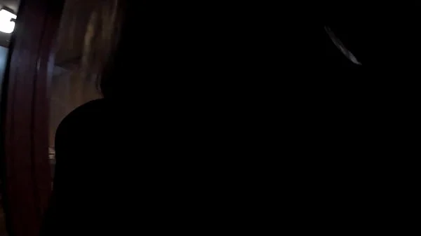 18 Year Old Girlfriend afraid to fuck in the entrance and was fucked in the basement of the house