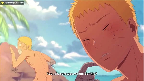 Hinata getting Shadow Cloned