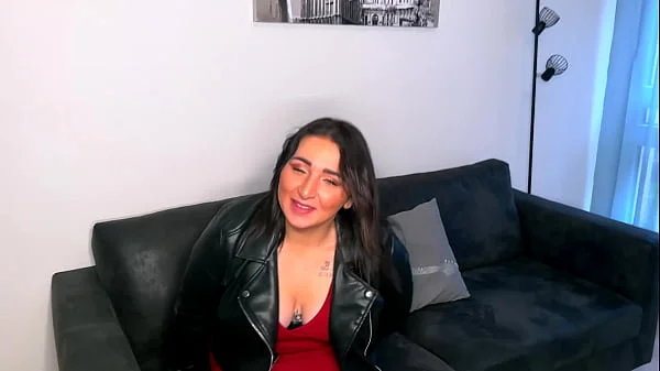 Mathilda, hot chubby hairdresser first time in front of the camera