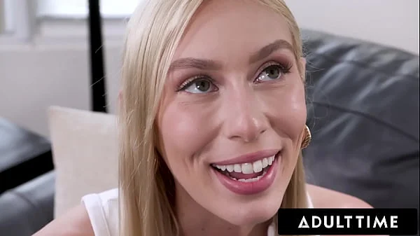 ADULT TIME - Big Tits Lesbian Kay Lovely BEGS Sperm Donor To FILL Her Pussy With Cum! IMPREGNATION!
