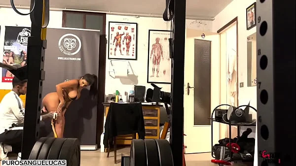 FAKE PERSONAL TRAINER I Fuck Sheila Ortega a hot Latina with Huge Tits and I cum on her Face