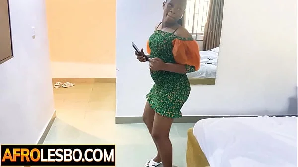 Bored busty amateur African MhizStanley and Sexy exploring lesbian orgasm
