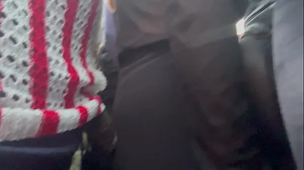 Cougar MILF rubbing ass on BBC at concert