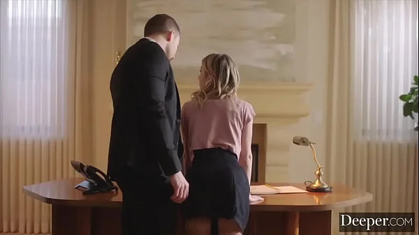 Deeper. Submissive Secretary Demi Gets Dominated & Spanked