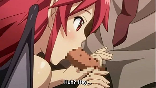 Little step Sister Helps Cum Hentai Sibling Blowjob