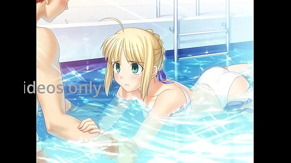 Uncensored Hentai anime FATE stay night   hollow ataraxia saber rin sakura rider caren