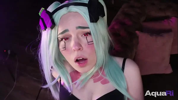 Rebecca from Cyberpunk jumped on my dick