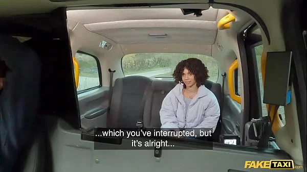 Fake Taxi Her natural boobs are in full swing as the taxi driver fucks her sweet pussy hard and fast