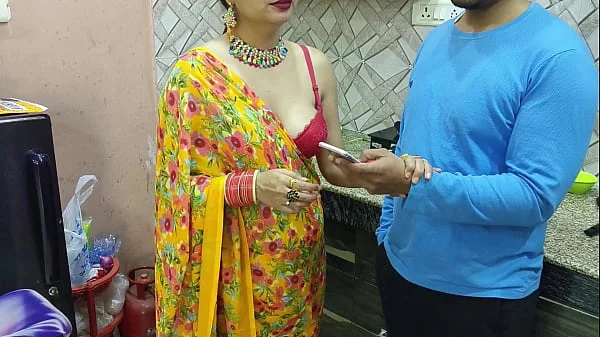 Blackmailing and fucking my ex gf who is now my bhabhi ki saree utar ke kitchen main uski mast Gand Marne ka socha