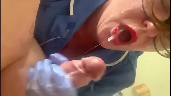 Nurse wife gags deepthroating patients cock (Part2)