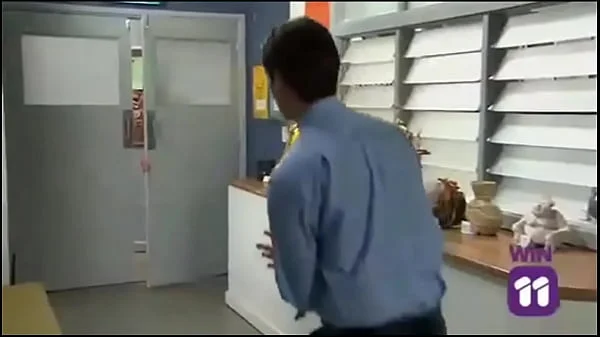 Stole clothes from sexy teacher in school shower room. Robbed naked. ENF