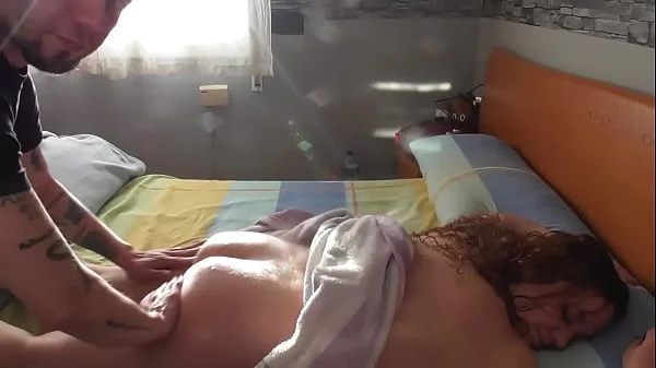 My masseuse cums inside