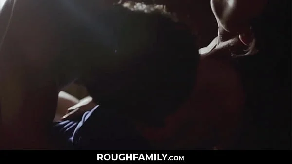 RoughFamily.com ⏩ Stepmom Fell Down in Stepson Hands || Silvia Sage