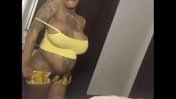 Black ass pregnant belly