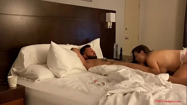 Romantic Love Making - Late Night Sex in a Hotel Room