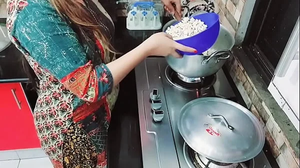 Indian Wife Busy in Cooking While Her Ass Hole Fucked By Her Cuckold Husband With Clear Hindi Audio