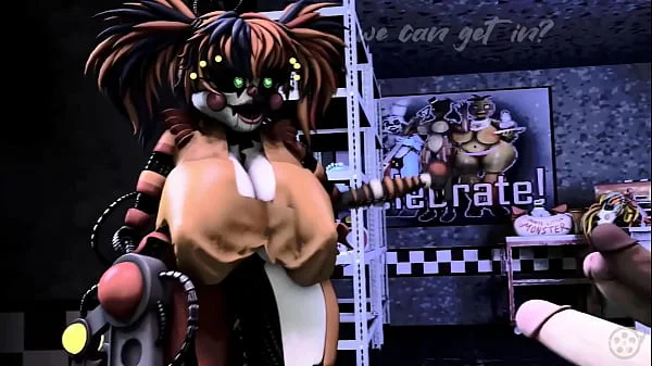 Fnaf Scrap.B Foursome w/Blowjob