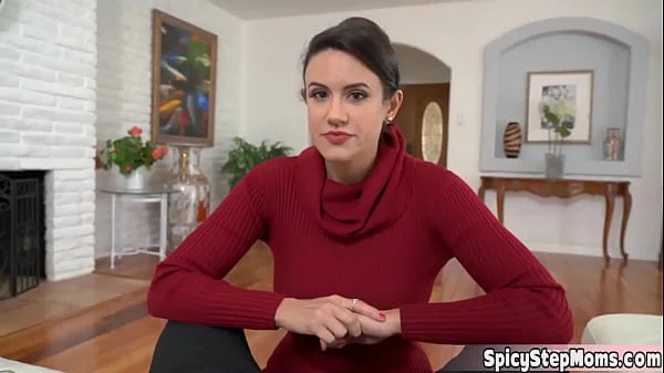 My hot brunette businesswoman stepmother