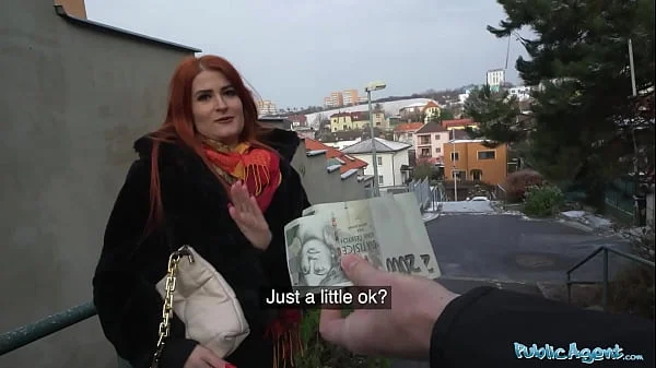 Public Agent Hot Redhead with a Fantastic Bubble Butt Fucked by a Stranger
