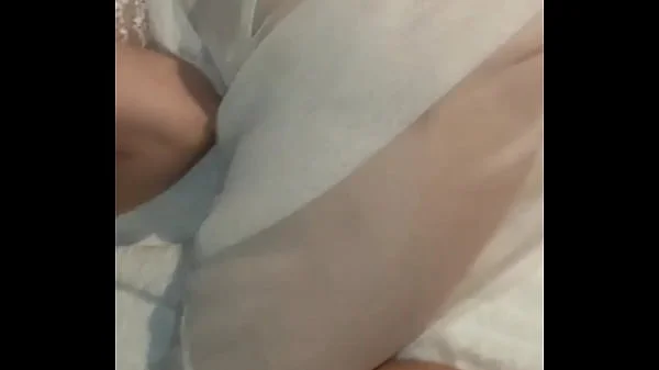 Blindfold step-mom thinks it's her husband coming home from work