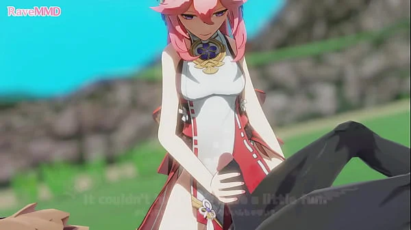 Yae Miko can't resist this Hilichurls Cock!