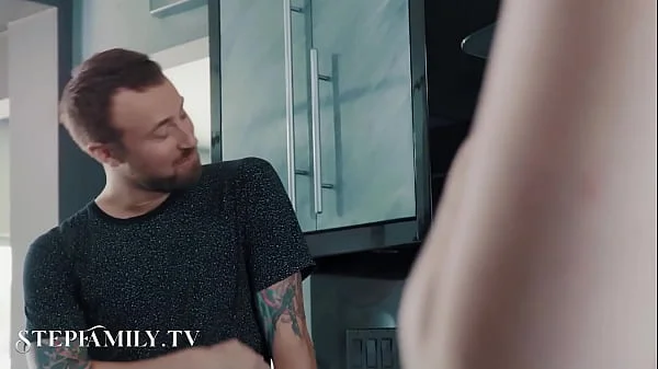 Ops... Caught my Step Sister Naked at the Kitchen - StepFamilyTV