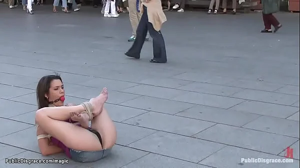 Spanish fucked by strangers in public