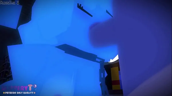 Ghost girl gets horny when she sees the guard and...