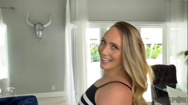 Pawg Blonde Babe AJ Applegate Gets Oiled Up and Fucked by Big Dick