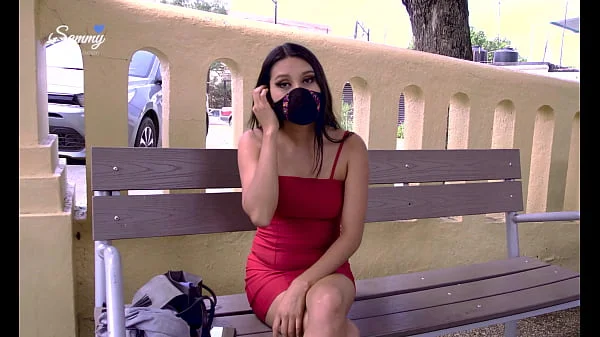 Mexican Teen Waiting for her Boyfriend at park - MONEY for SEX #2