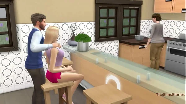 Sims 4, Stepfather seduced and fucked his stepdaughter